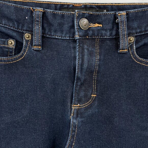 BETABRAND Dark Wash Skinny Straight Leg Stretch Jeans Size 26 - Picture 4 of 8